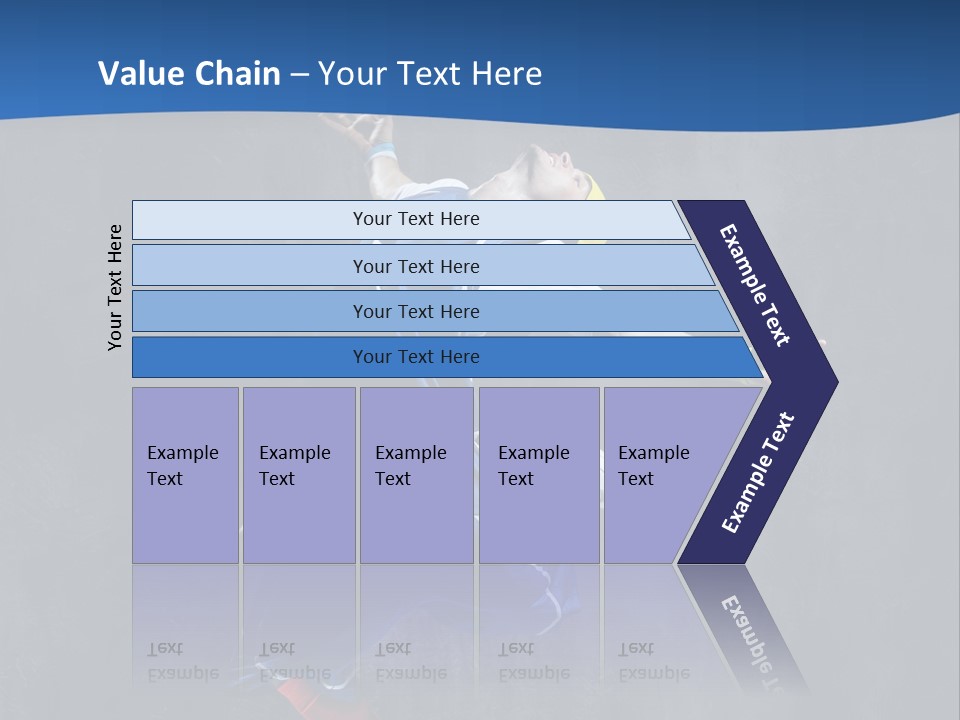 Young Stretching Action PowerPoint Template
