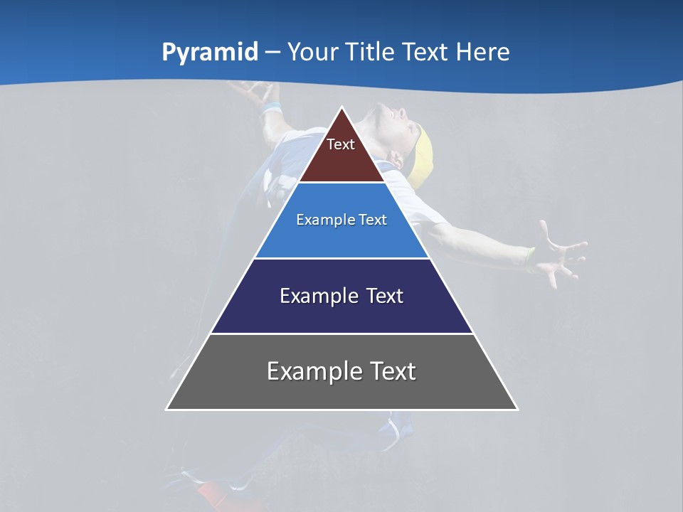 Young Stretching Action PowerPoint Template