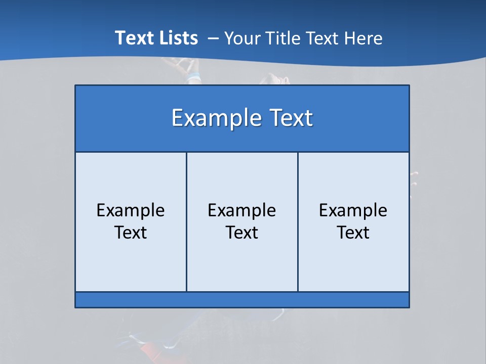 Young Stretching Action PowerPoint Template