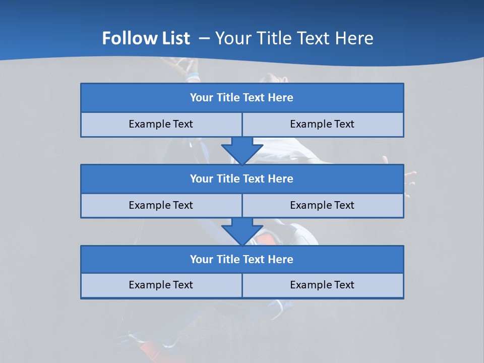 Young Stretching Action PowerPoint Template