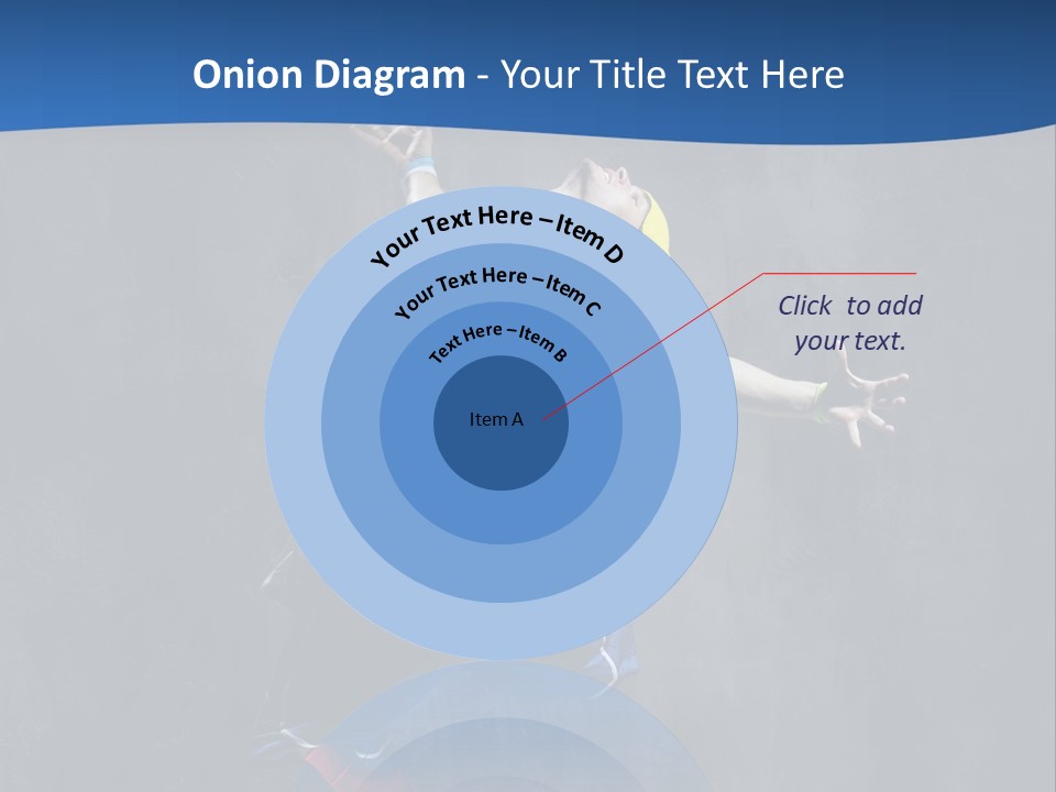 Young Stretching Action PowerPoint Template