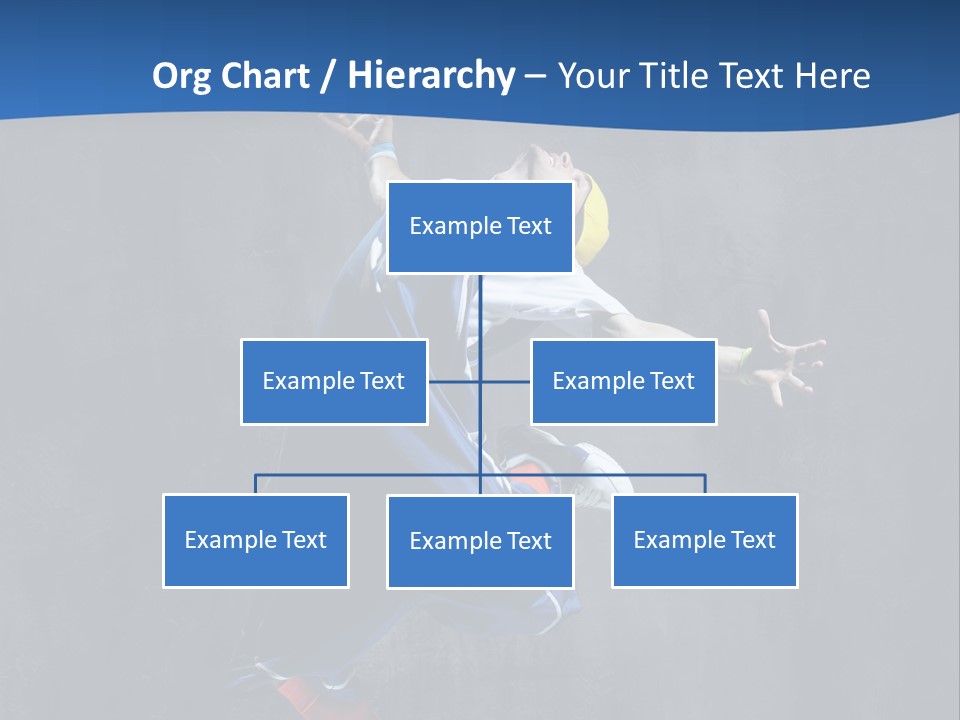 Young Stretching Action PowerPoint Template