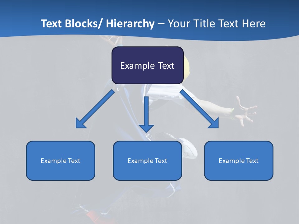 Young Stretching Action PowerPoint Template