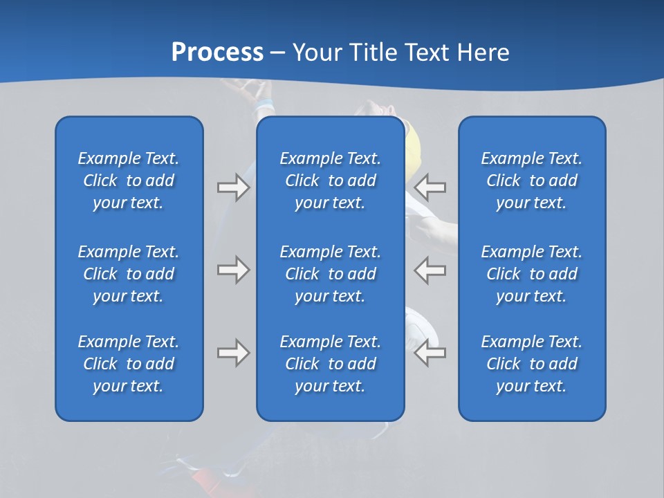 Young Stretching Action PowerPoint Template