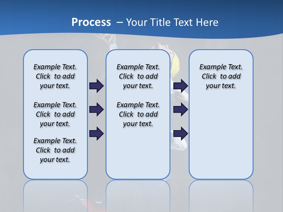 Young Stretching Action PowerPoint Template