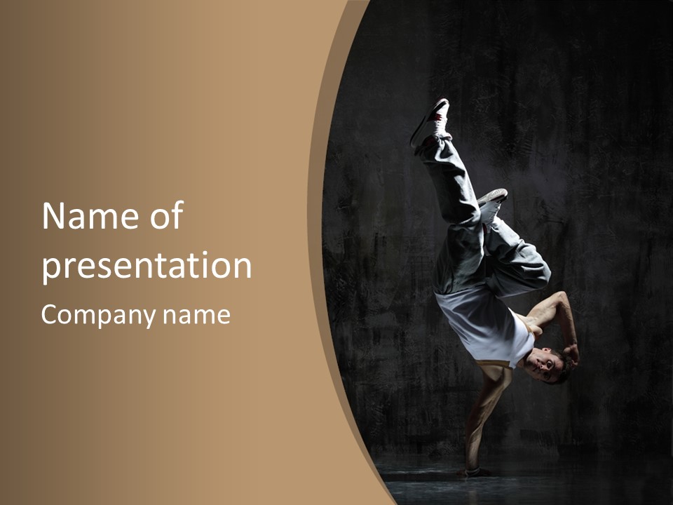 Exercise Performer Acrobat PowerPoint Template