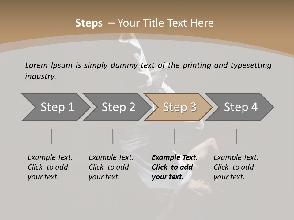 Exercise Performer Acrobat PowerPoint Template