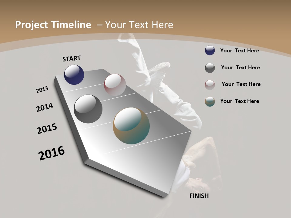 Exercise Performer Acrobat PowerPoint Template