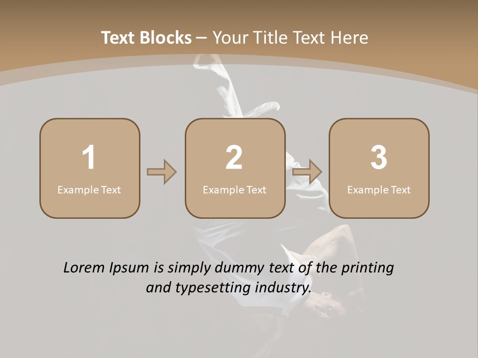Exercise Performer Acrobat PowerPoint Template