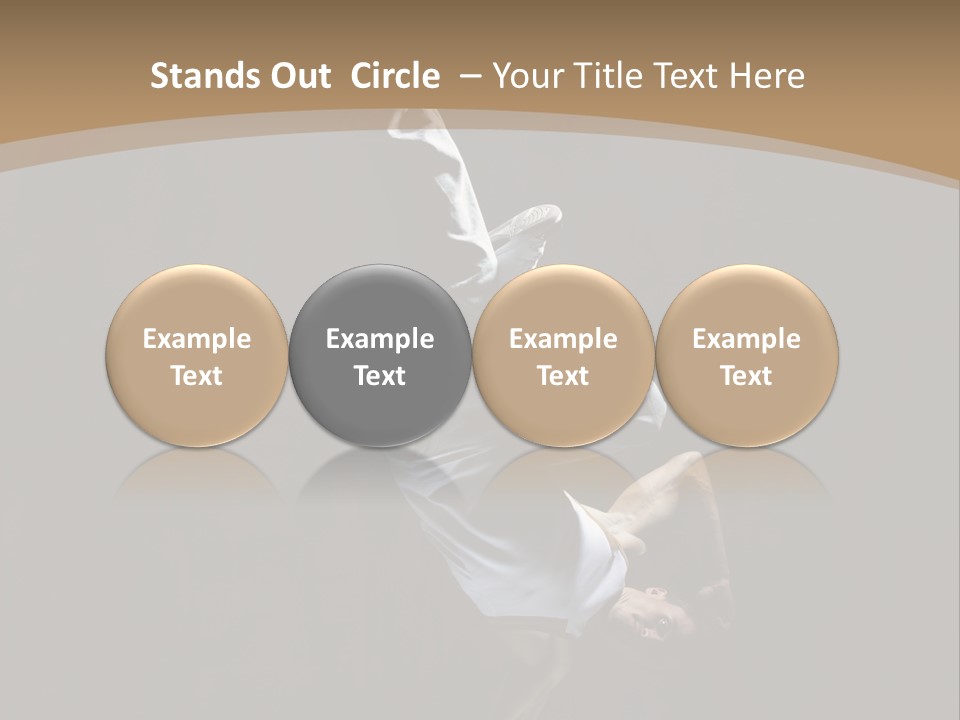 Exercise Performer Acrobat PowerPoint Template