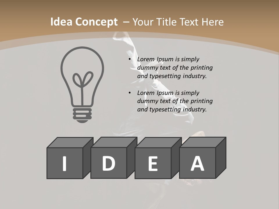 Exercise Performer Acrobat PowerPoint Template