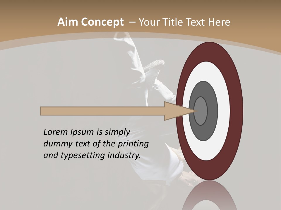 Exercise Performer Acrobat PowerPoint Template