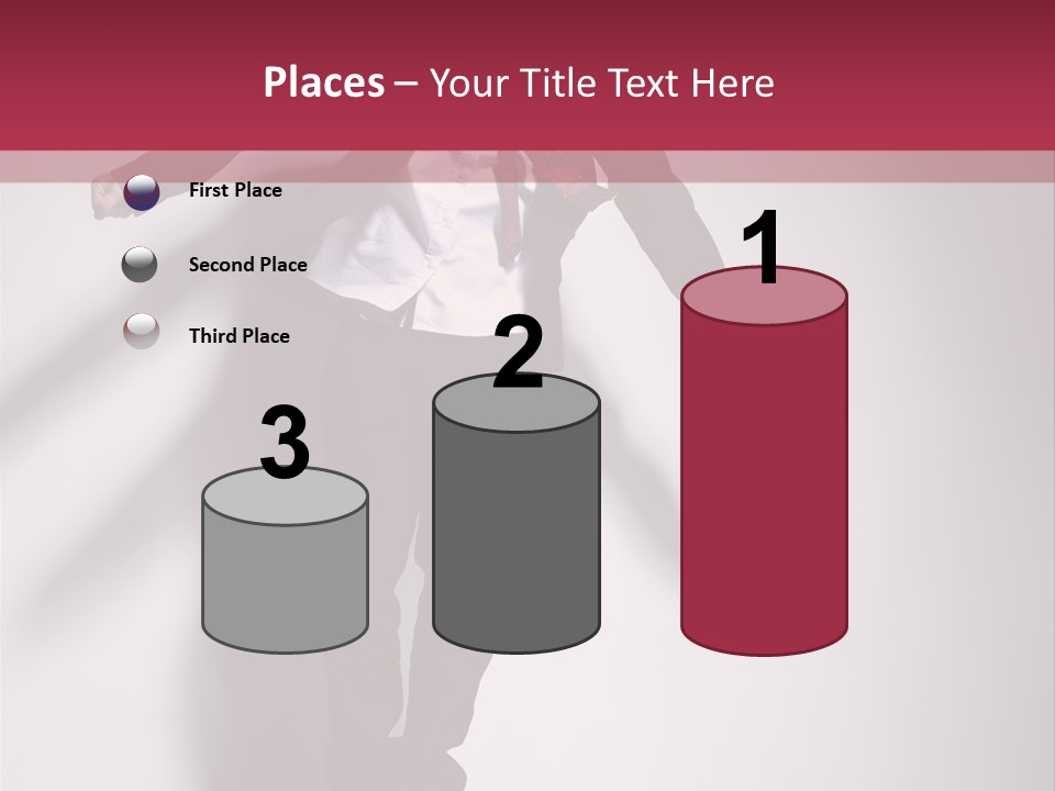 Midair Gymnastic Performance PowerPoint Template