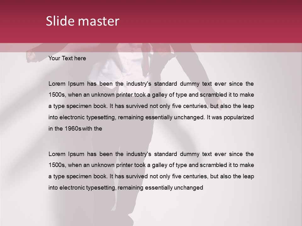 Midair Gymnastic Performance PowerPoint Template