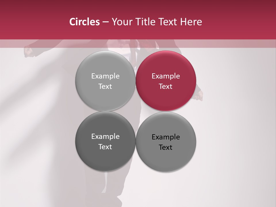 Midair Gymnastic Performance PowerPoint Template