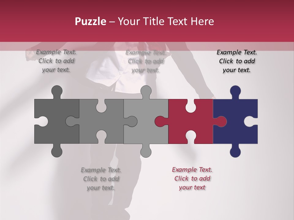 Midair Gymnastic Performance PowerPoint Template