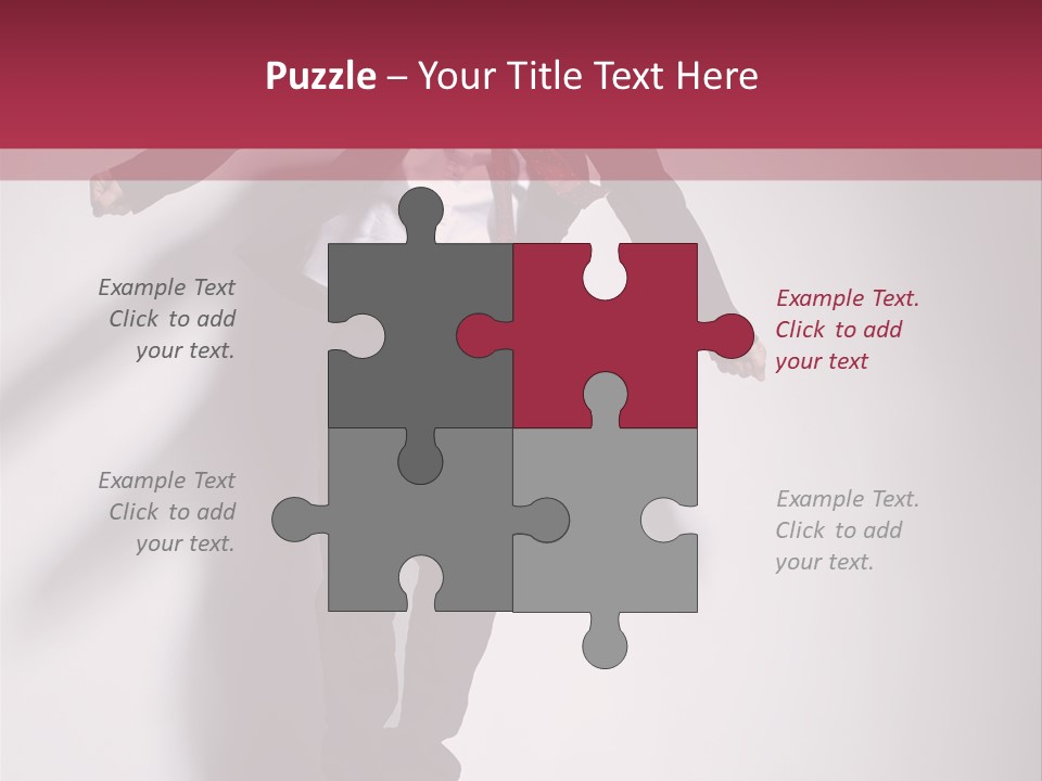 Midair Gymnastic Performance PowerPoint Template