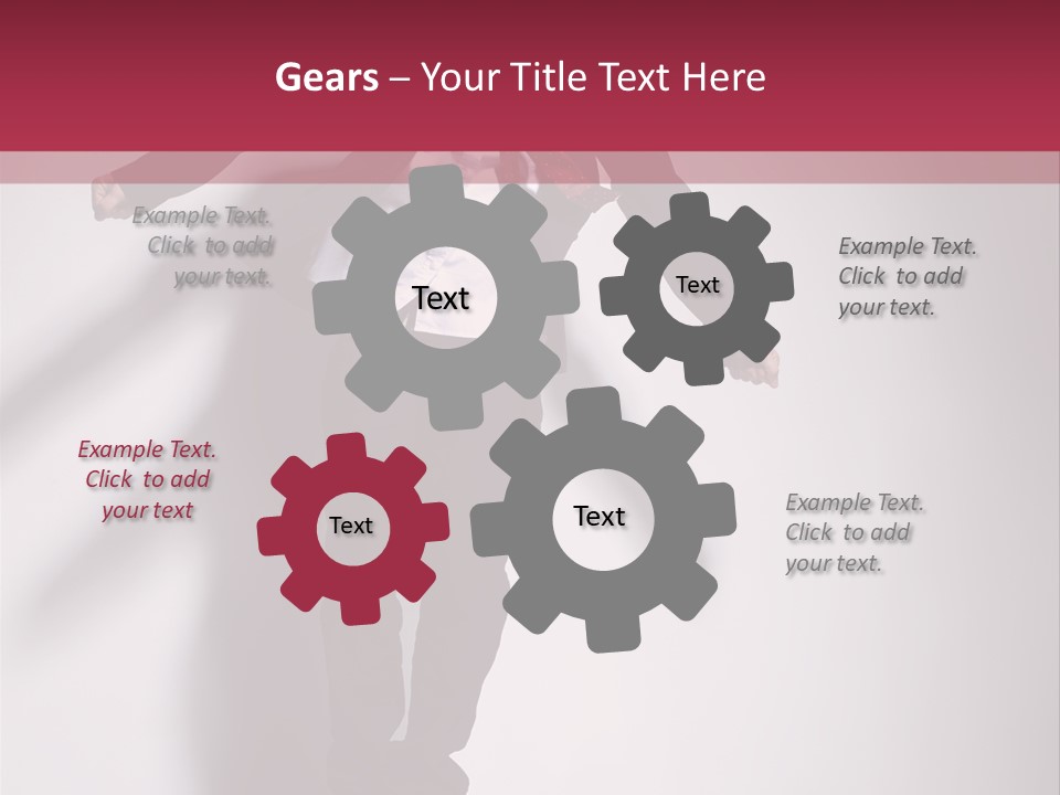 Midair Gymnastic Performance PowerPoint Template