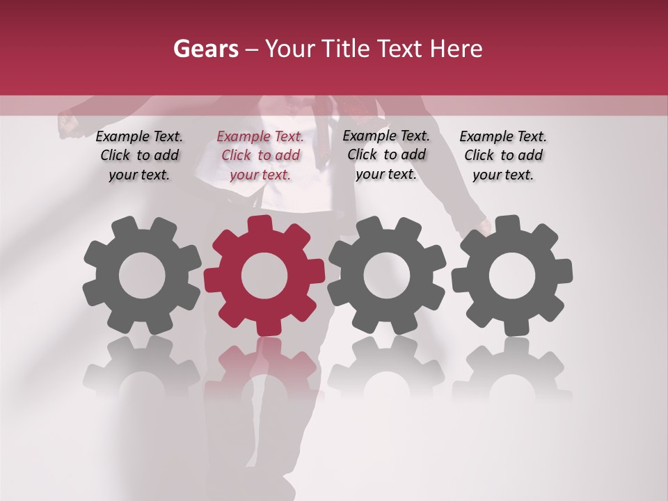 Midair Gymnastic Performance PowerPoint Template