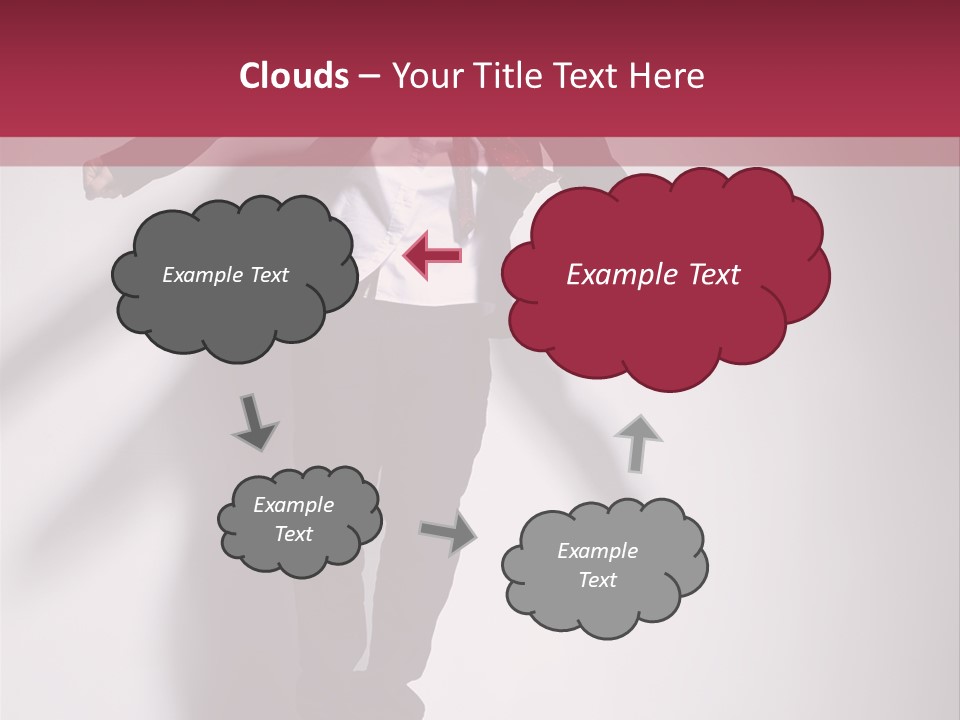Midair Gymnastic Performance PowerPoint Template