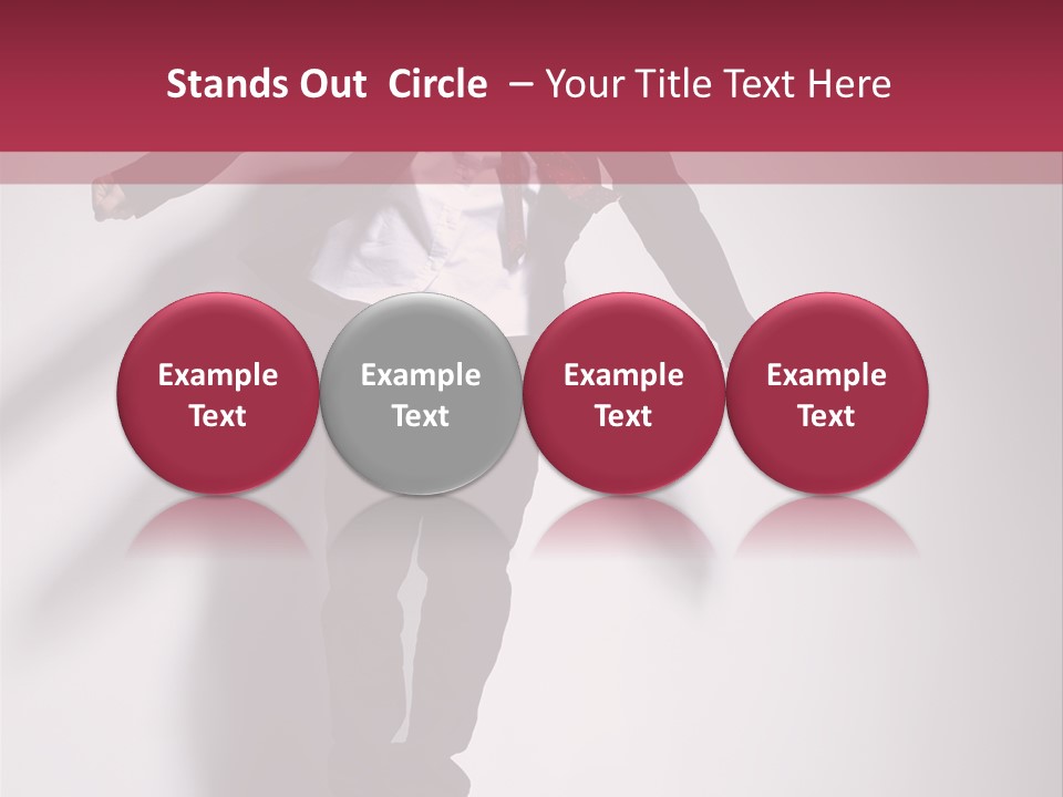 Midair Gymnastic Performance PowerPoint Template