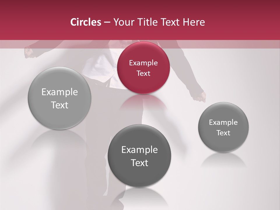 Midair Gymnastic Performance PowerPoint Template