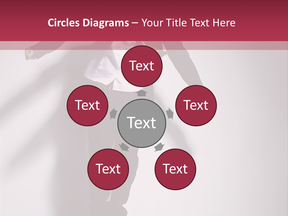 Midair Gymnastic Performance PowerPoint Template