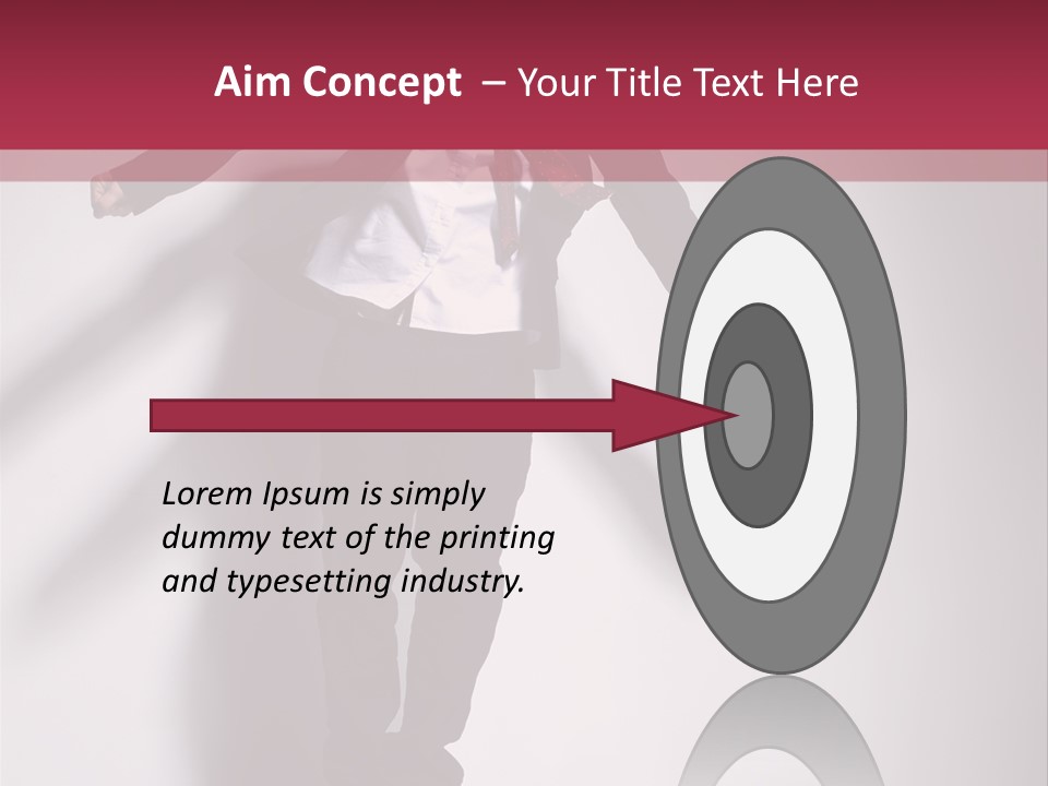 Midair Gymnastic Performance PowerPoint Template