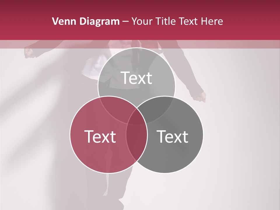 Midair Gymnastic Performance PowerPoint Template