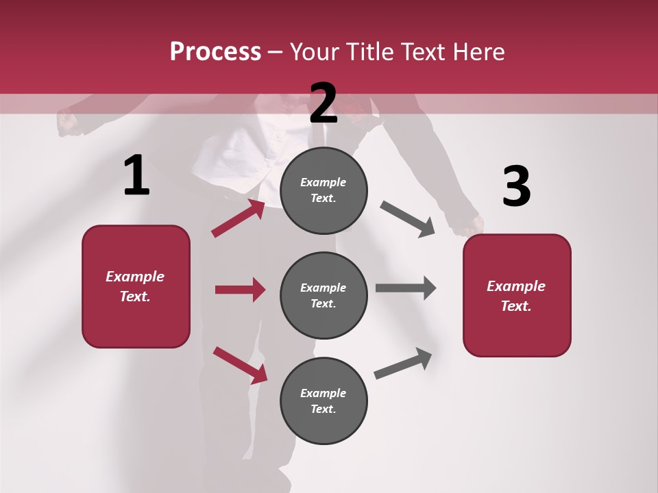 Midair Gymnastic Performance PowerPoint Template