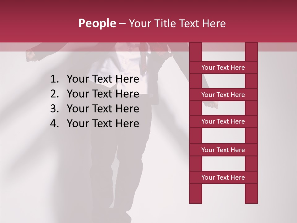 Midair Gymnastic Performance PowerPoint Template