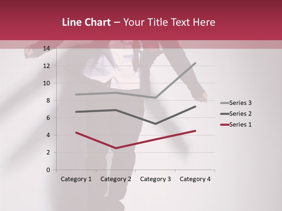 Midair Gymnastic Performance PowerPoint Template