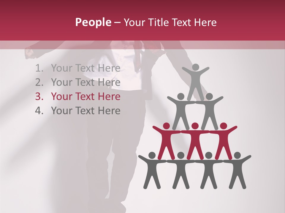 Midair Gymnastic Performance PowerPoint Template