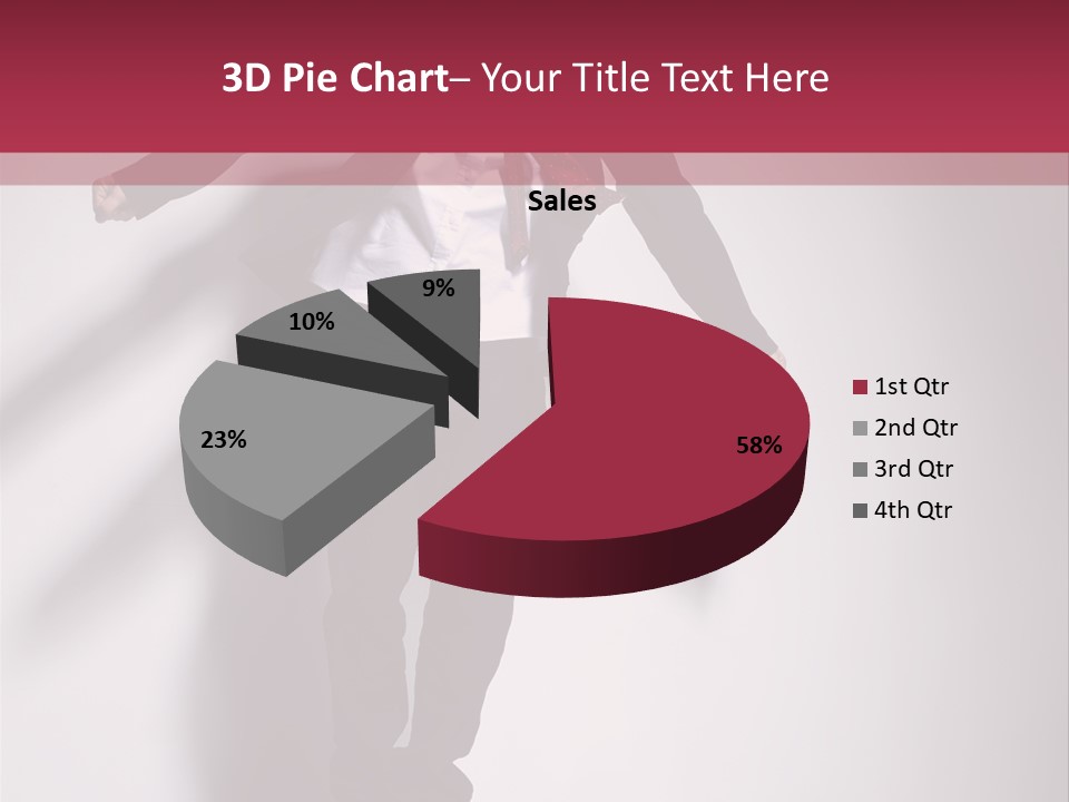 Midair Gymnastic Performance PowerPoint Template