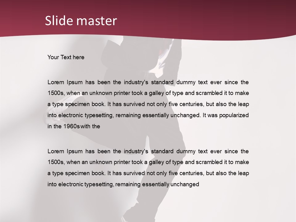 Cheerful Agility Acrobat PowerPoint Template