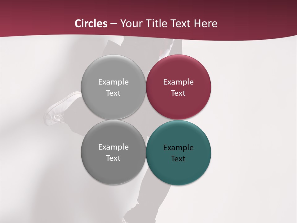 Cheerful Agility Acrobat PowerPoint Template