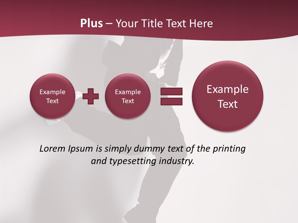 Cheerful Agility Acrobat PowerPoint Template
