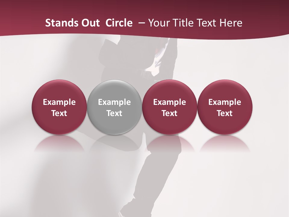 Cheerful Agility Acrobat PowerPoint Template