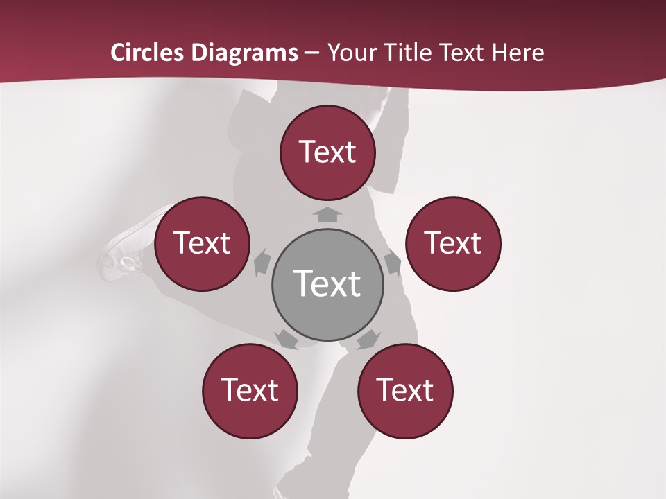 Cheerful Agility Acrobat PowerPoint Template