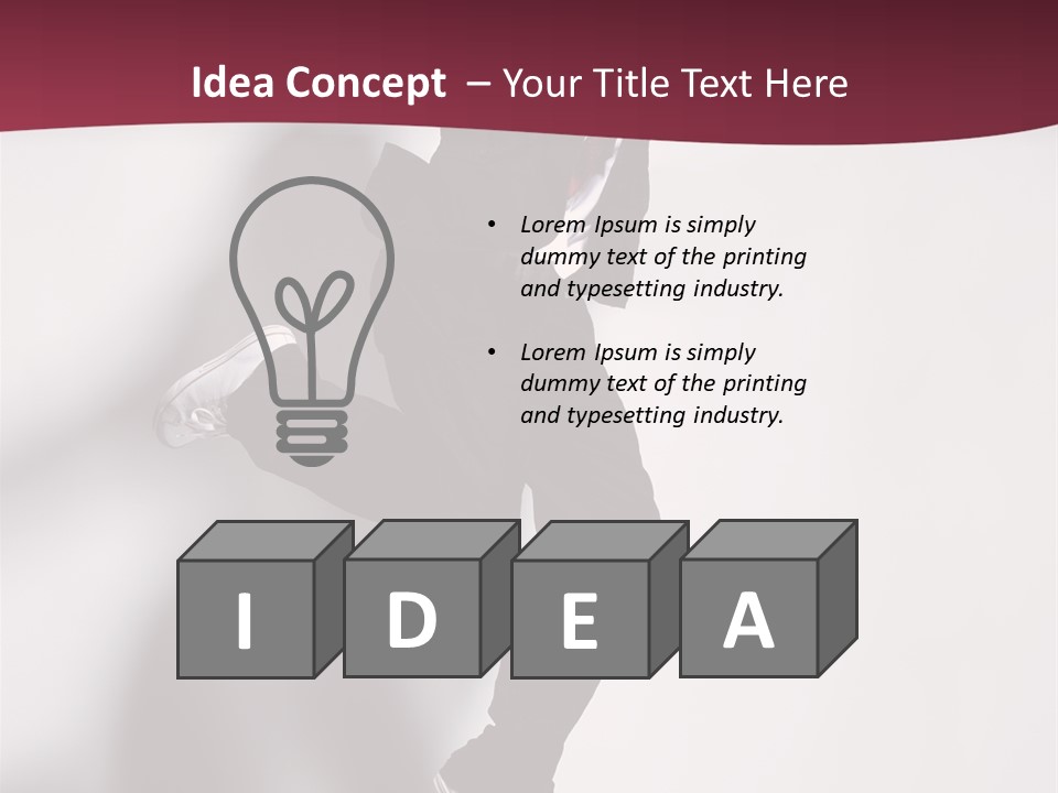 Cheerful Agility Acrobat PowerPoint Template