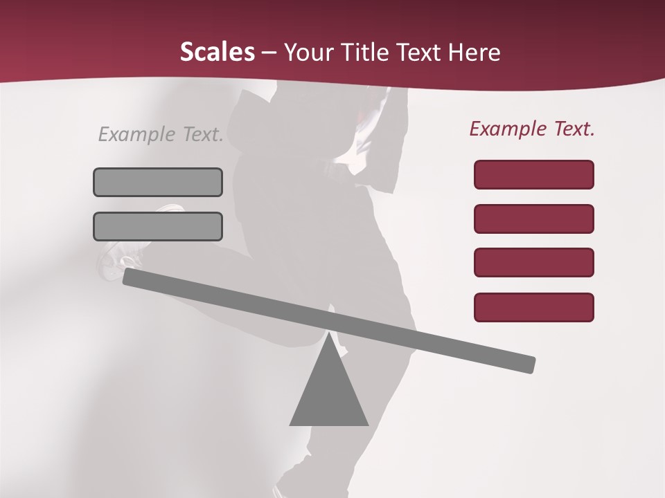 Cheerful Agility Acrobat PowerPoint Template