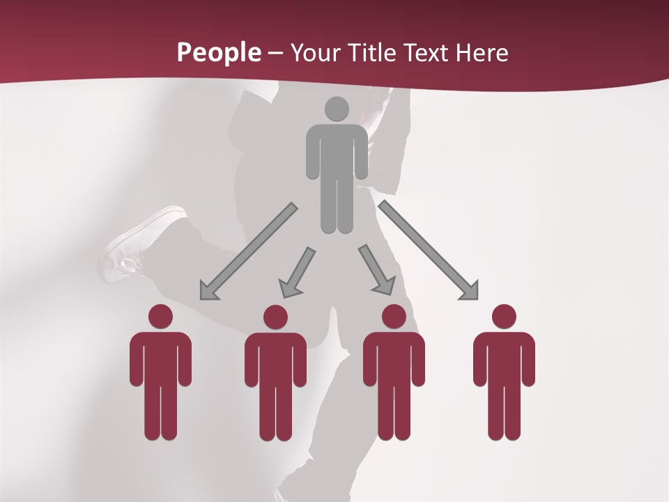 Cheerful Agility Acrobat PowerPoint Template