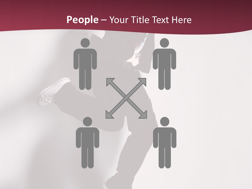 Cheerful Agility Acrobat PowerPoint Template