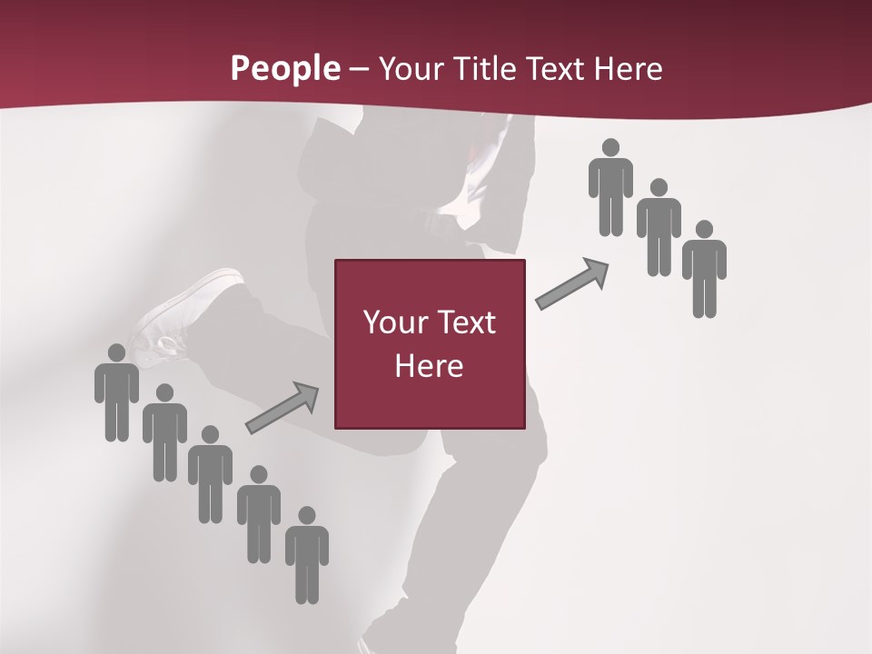 Cheerful Agility Acrobat PowerPoint Template