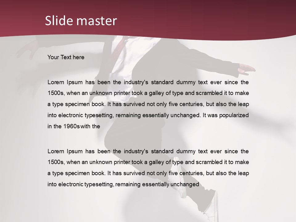 Action Man Male PowerPoint Template