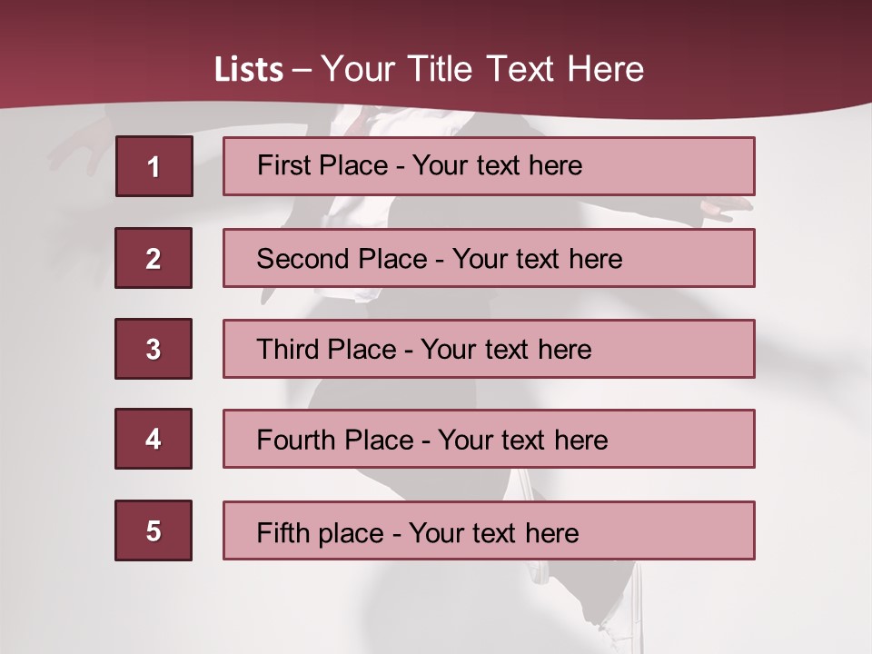 Action Man Male PowerPoint Template