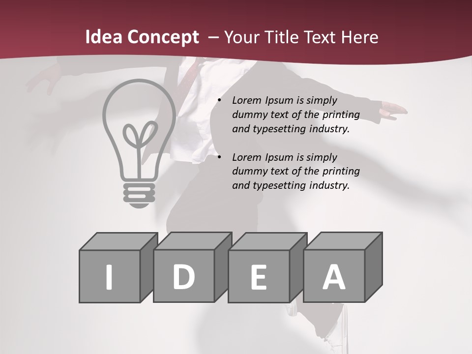 Action Man Male PowerPoint Template