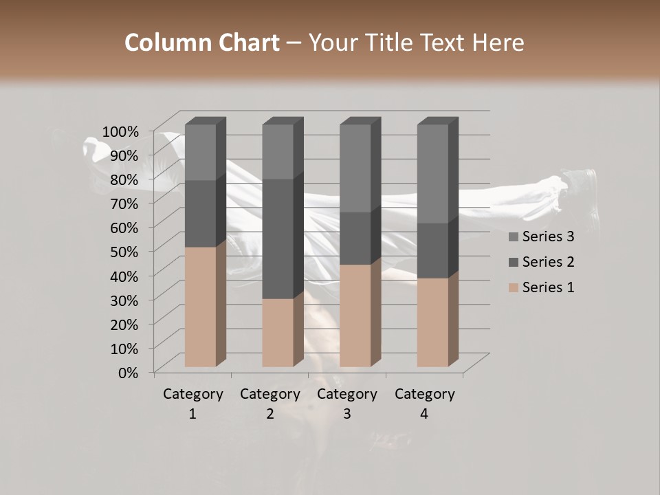 A Man Is Doing A Handstand On The Ground PowerPoint Template