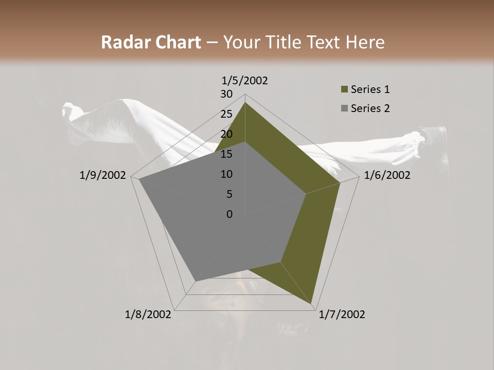 A Man Is Doing A Handstand On The Ground PowerPoint Template