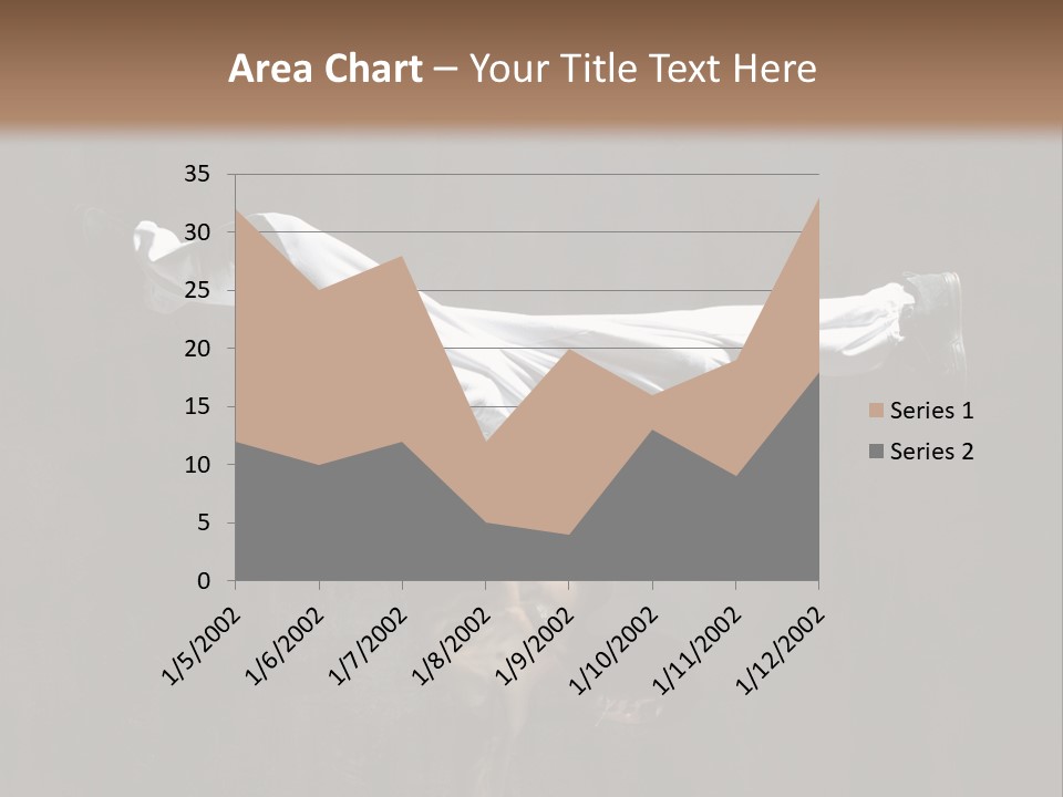 A Man Is Doing A Handstand On The Ground PowerPoint Template